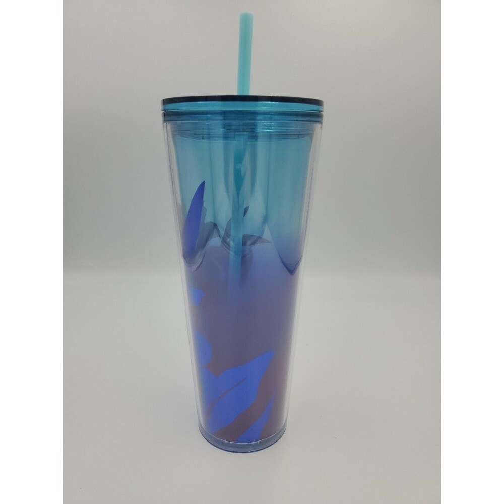 Starbucks 2023 Gradient Purple Blue Iris  Cup Tumbler 24oz Target Exclusive NEW - Picture 2 of 7